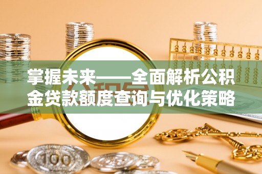 菏泽掌握未来——全面解析公积金贷款额度查询与优化策略
