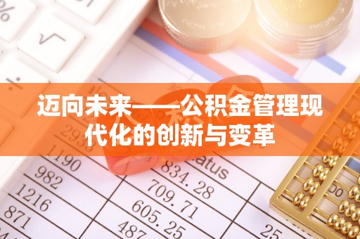 菏泽迈向未来——公积金管理现代化的创新与变革