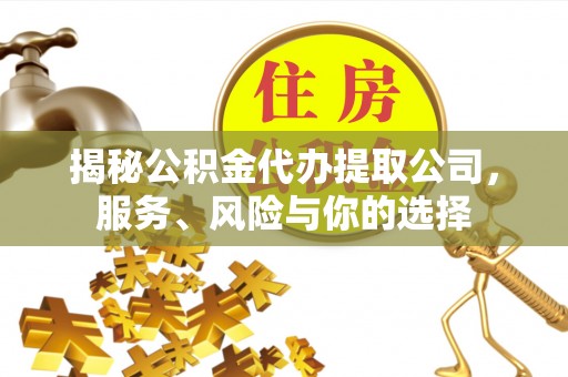 菏泽揭秘公积金代办提取公司，服务、风险与你的选择