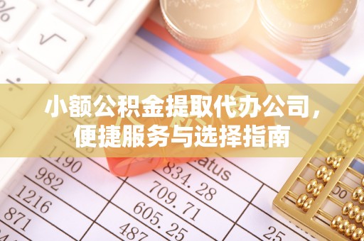 菏泽小额公积金提取代办公司，便捷服务与选择指南